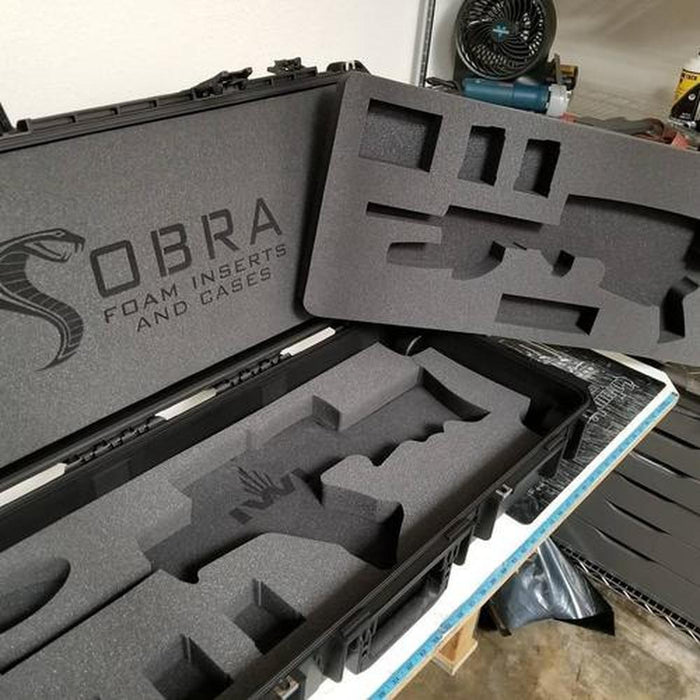 Pelican Case 1750 Dual Layer Rifle Foam Insert with Acrylic Base (Foam —  Cobra Foam Inserts and Cases